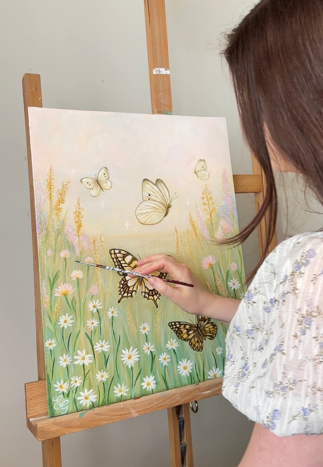 'Butterfly Meadow' - Original Painting